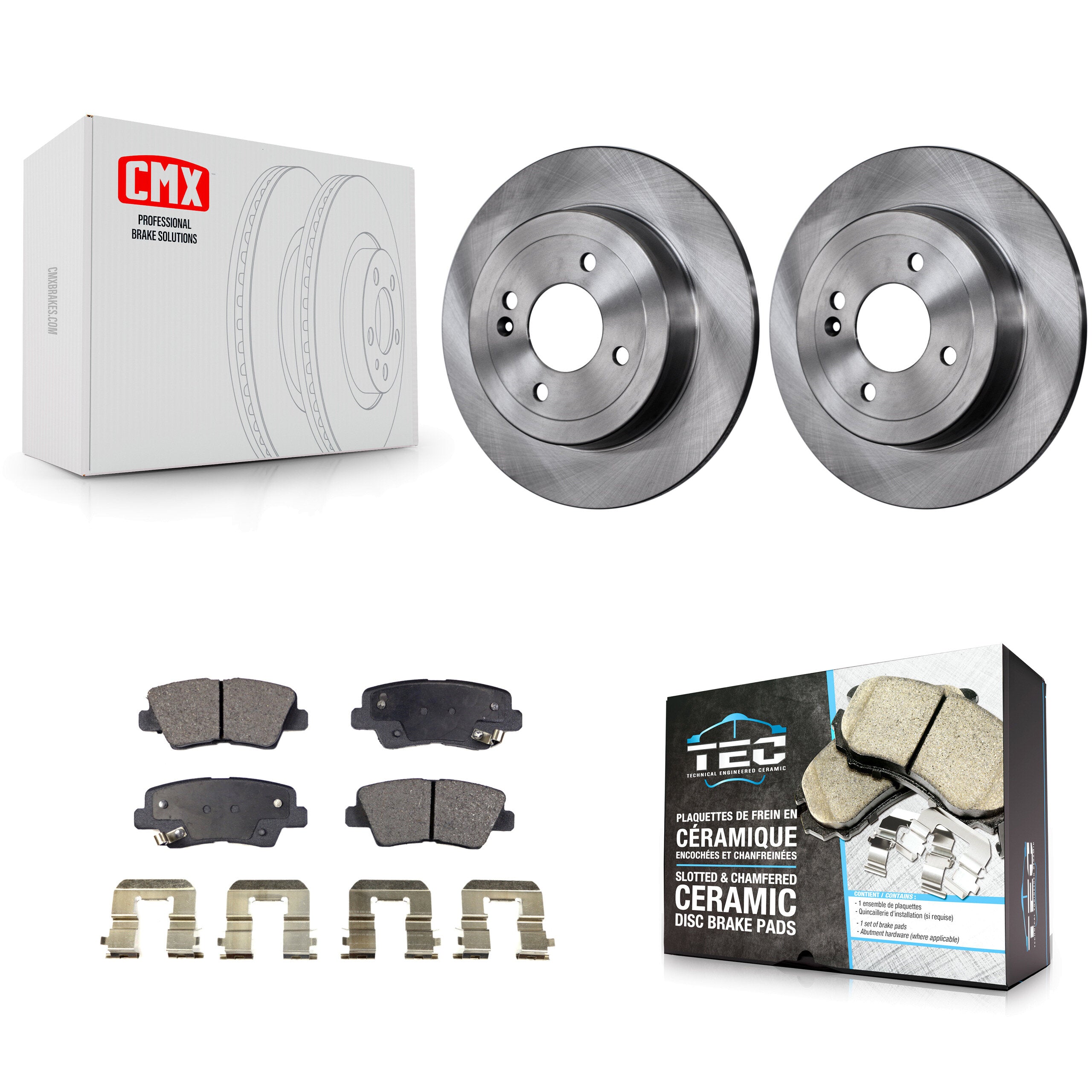 Transit Auto K8T-102071 Disc Brake Kit for 2011 Hyundai Accent - Rear product image