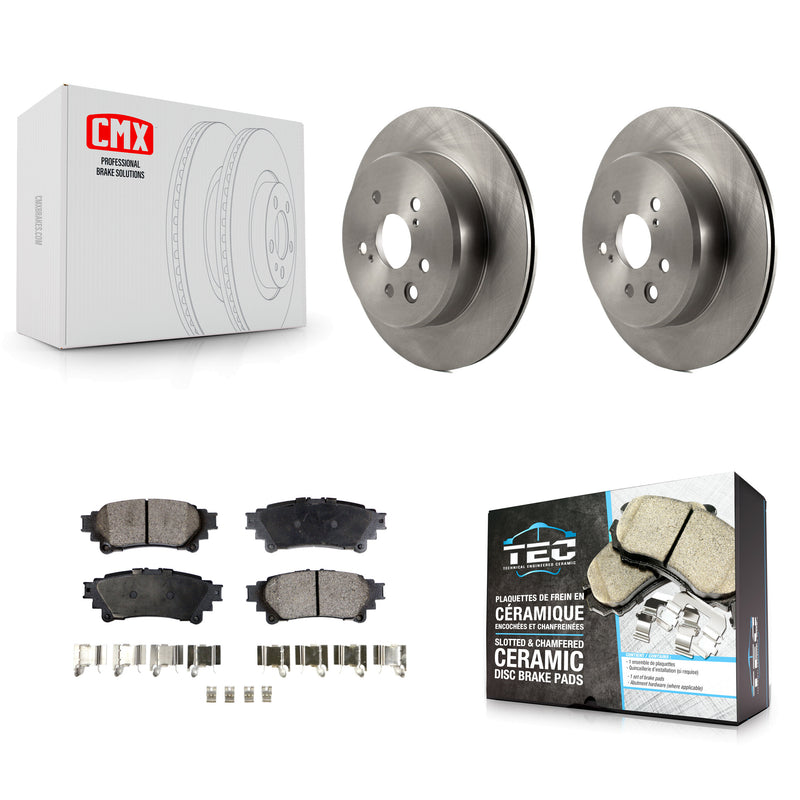 Transit Auto K8T-102074 Disc Brake Kit for 2013-2020 Lexus GS300, Lexus GS200t, Lexus IS200t & more - Rear product image