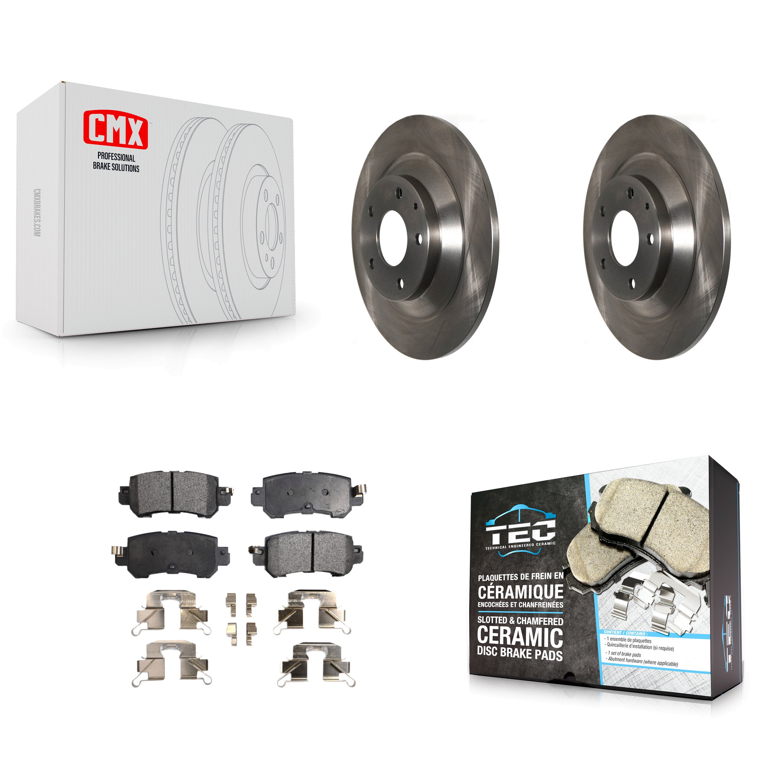 Transit Auto K8T-102077 Disc Brake Kit for 2013-2015 Mazda CX-5 - Rear product image