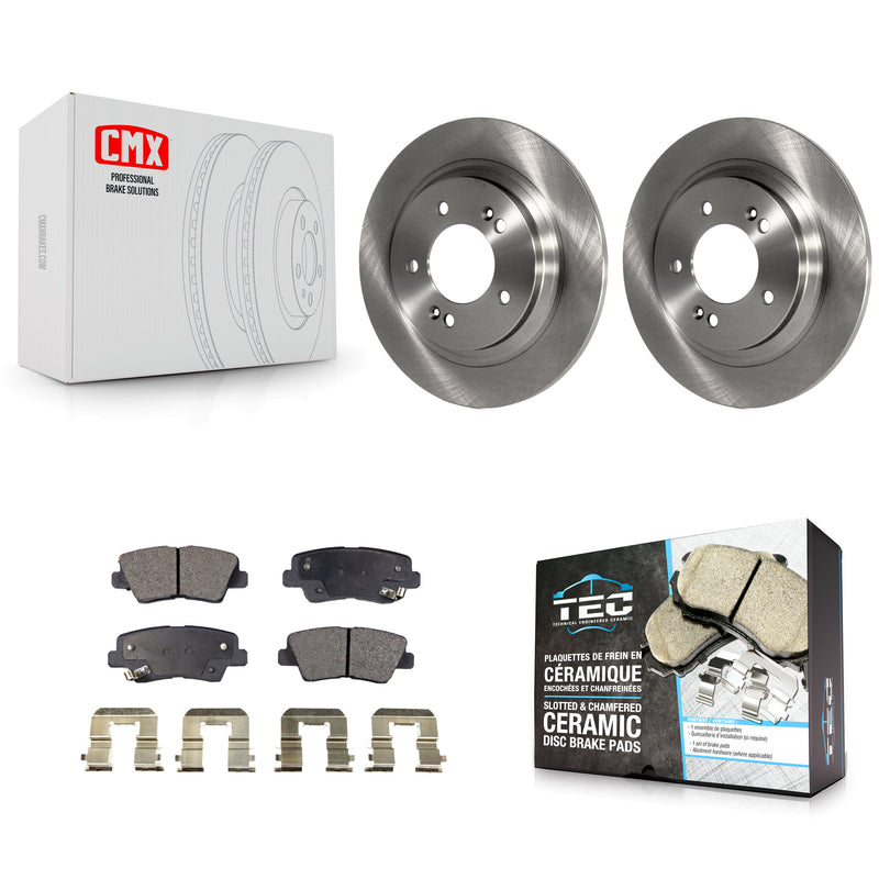 Transit Auto K8T-102079 Disc Brake Kit for 2015-2017 Hyundai Azera, Hyundai Sonata - Rear product image