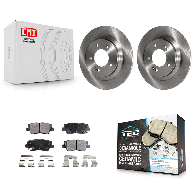 Transit Auto K8T-102080 Disc Brake Kit for 2013-2016 Kia Optima, Kia Soul EV, Hyundai Sonata & more - Rear product image