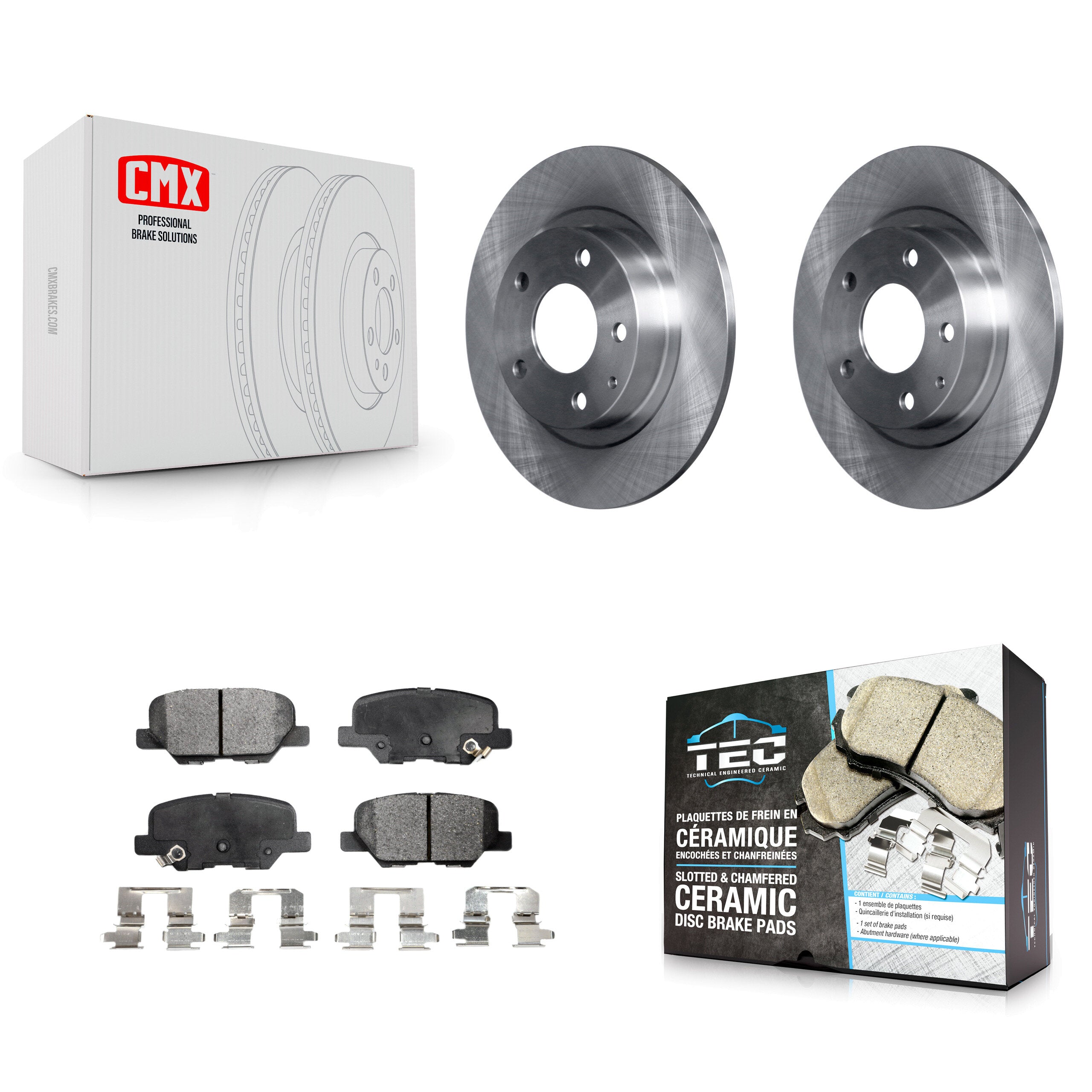 Transit Auto K8T-102082 Disc Brake Kit for 2014-2015 Mazda 6 - Rear product image