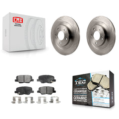 Transit Auto K8T-102083 Disc Brake Kit for 2013-2024 Mitsubishi Outlander PHEV, Mitsubishi Outlander, Mitsubishi Outlander Sport & more - Rear product image