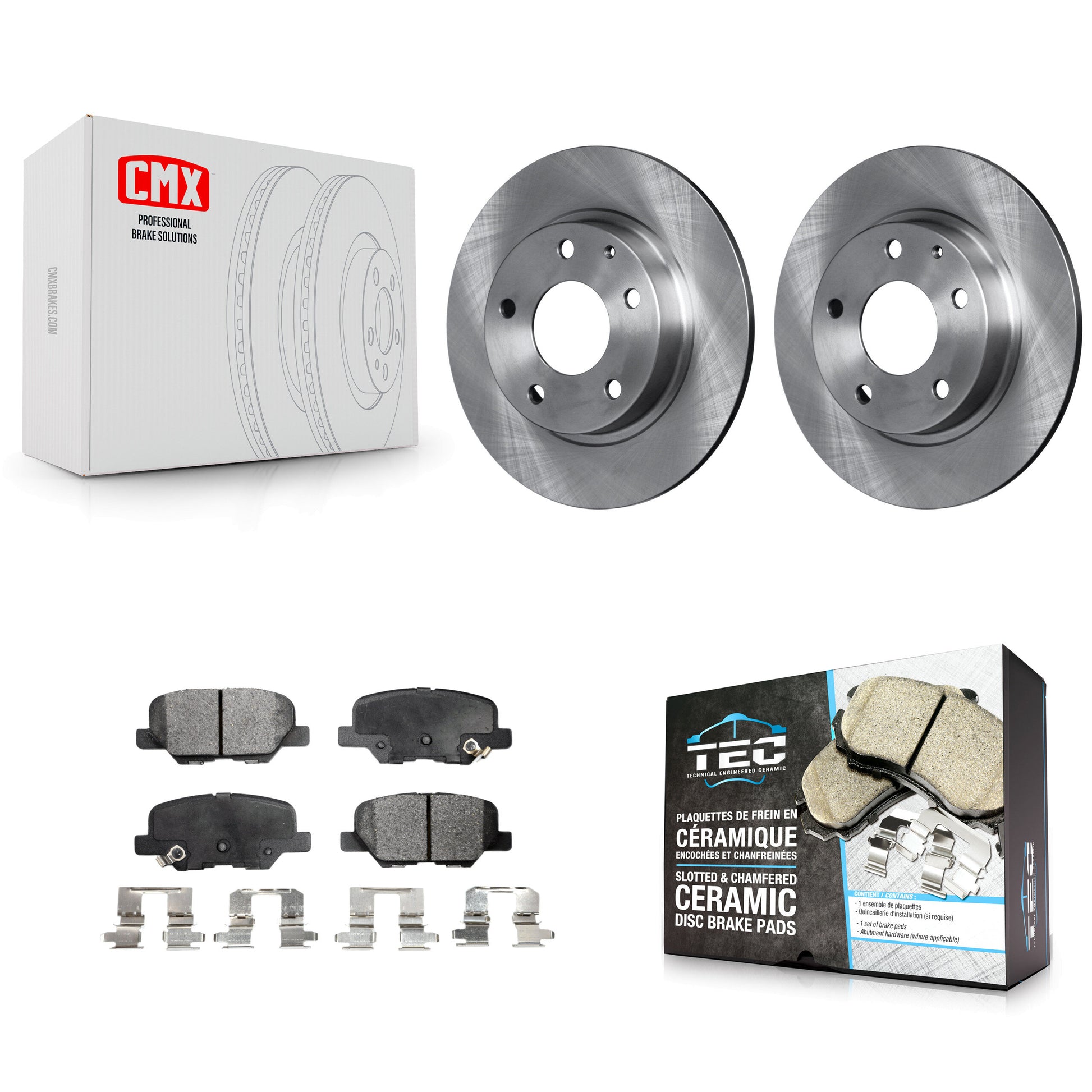 Transit Auto K8T-102094 Disc Brake Kit for 2014-2018 Mazda 3, Mazda 3 Sport - Rear product image
