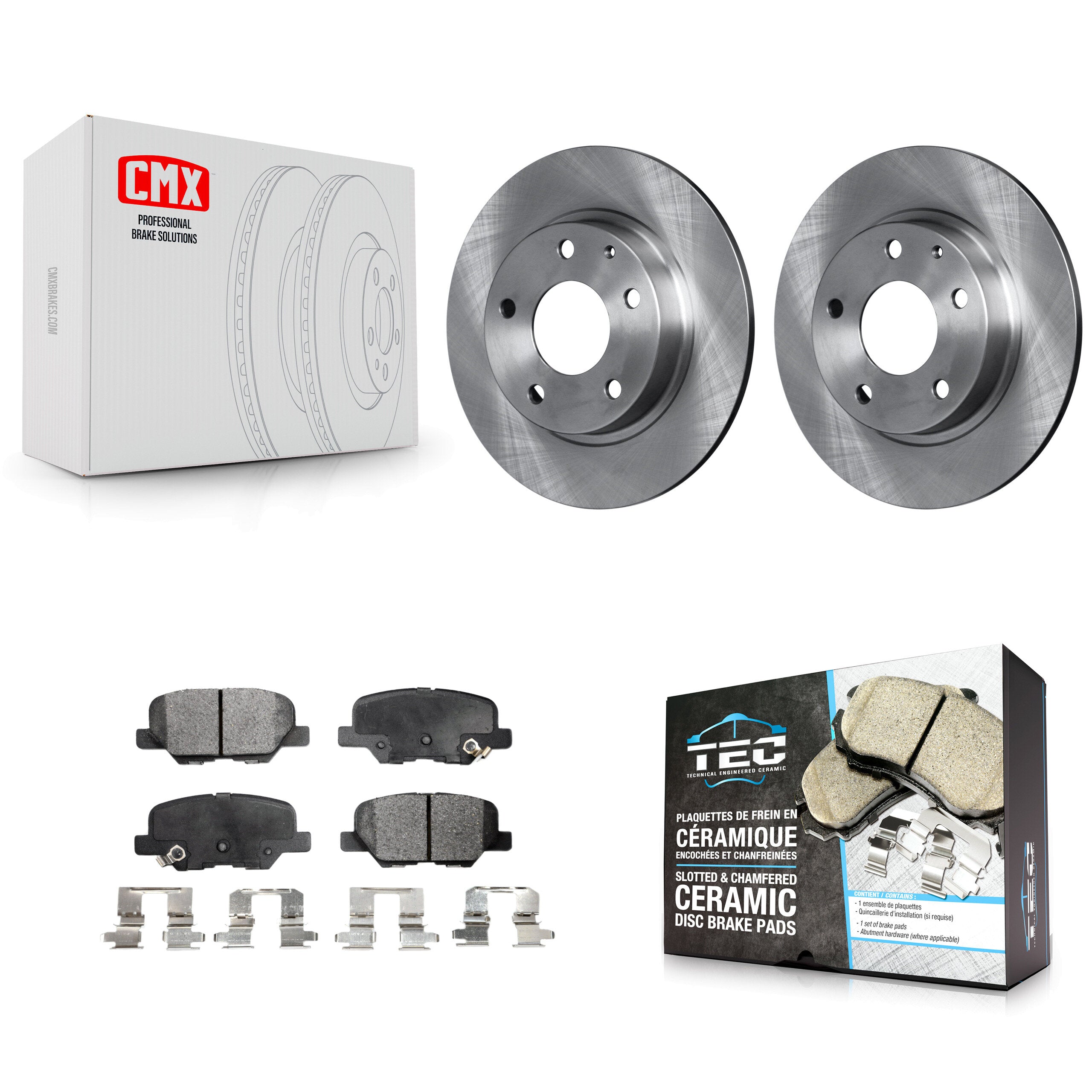 Transit Auto K8T-102094 Disc Brake Kit for 2014-2018 Mazda 3, Mazda 3 Sport - Rear product image