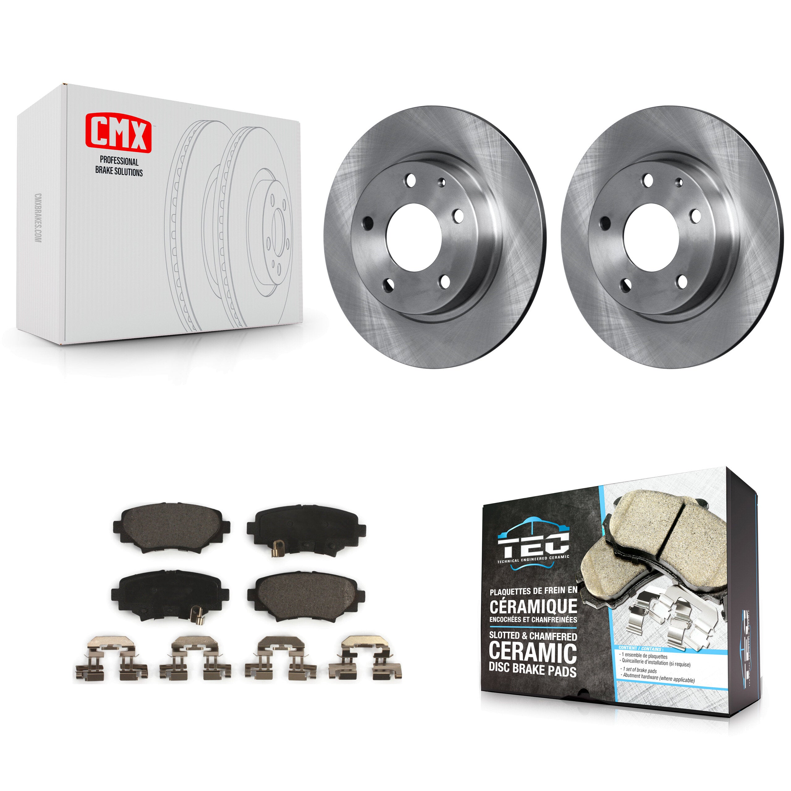 Transit Auto K8T-102095 Disc Brake Kit for 2014-2018 Mazda 3, Mazda 3 Sport - Rear product image