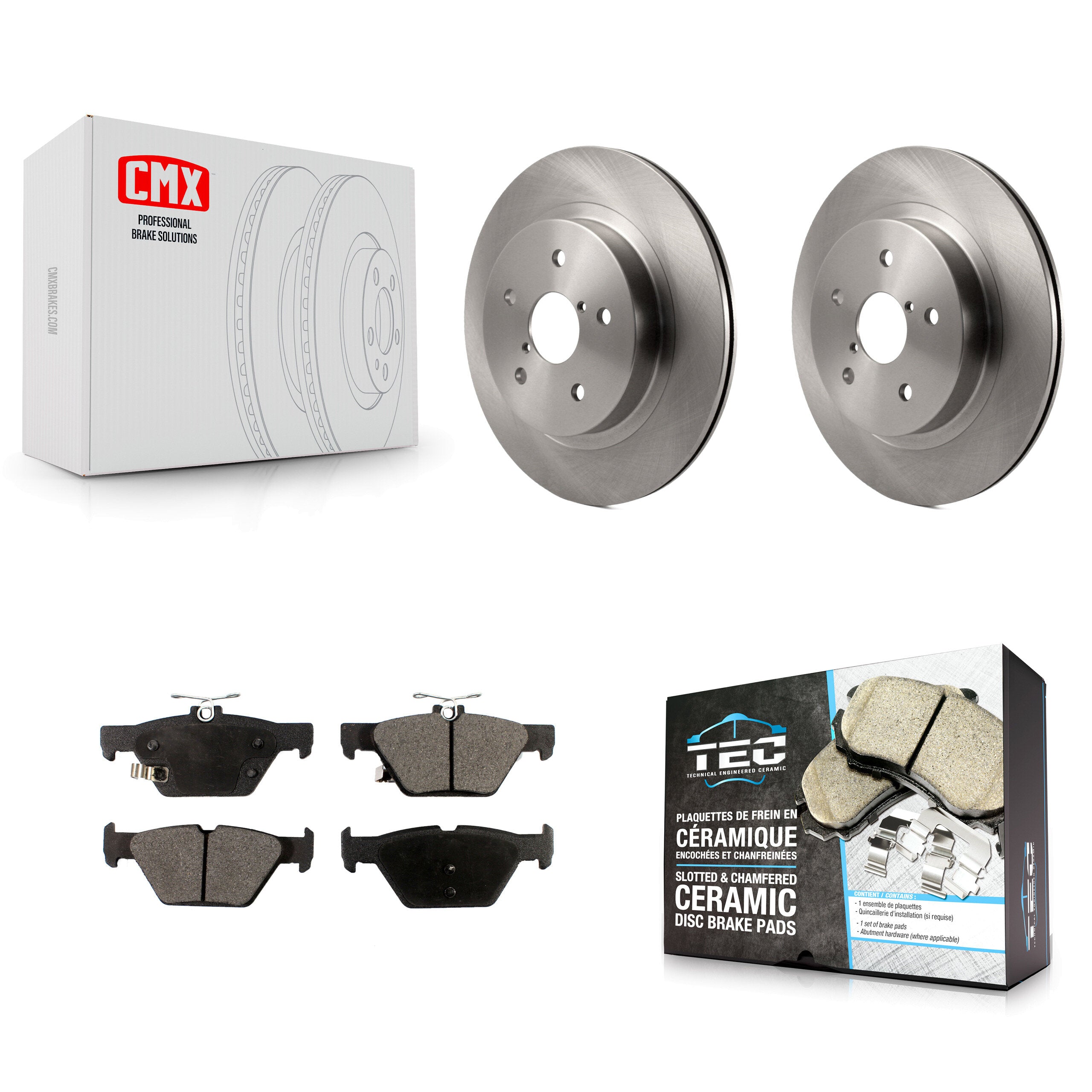 Transit Auto K8T-102099 Disc Brake Kit for 2015-2024 Subaru WRX, Subaru Legacy, Subaru Outback - Rear product image