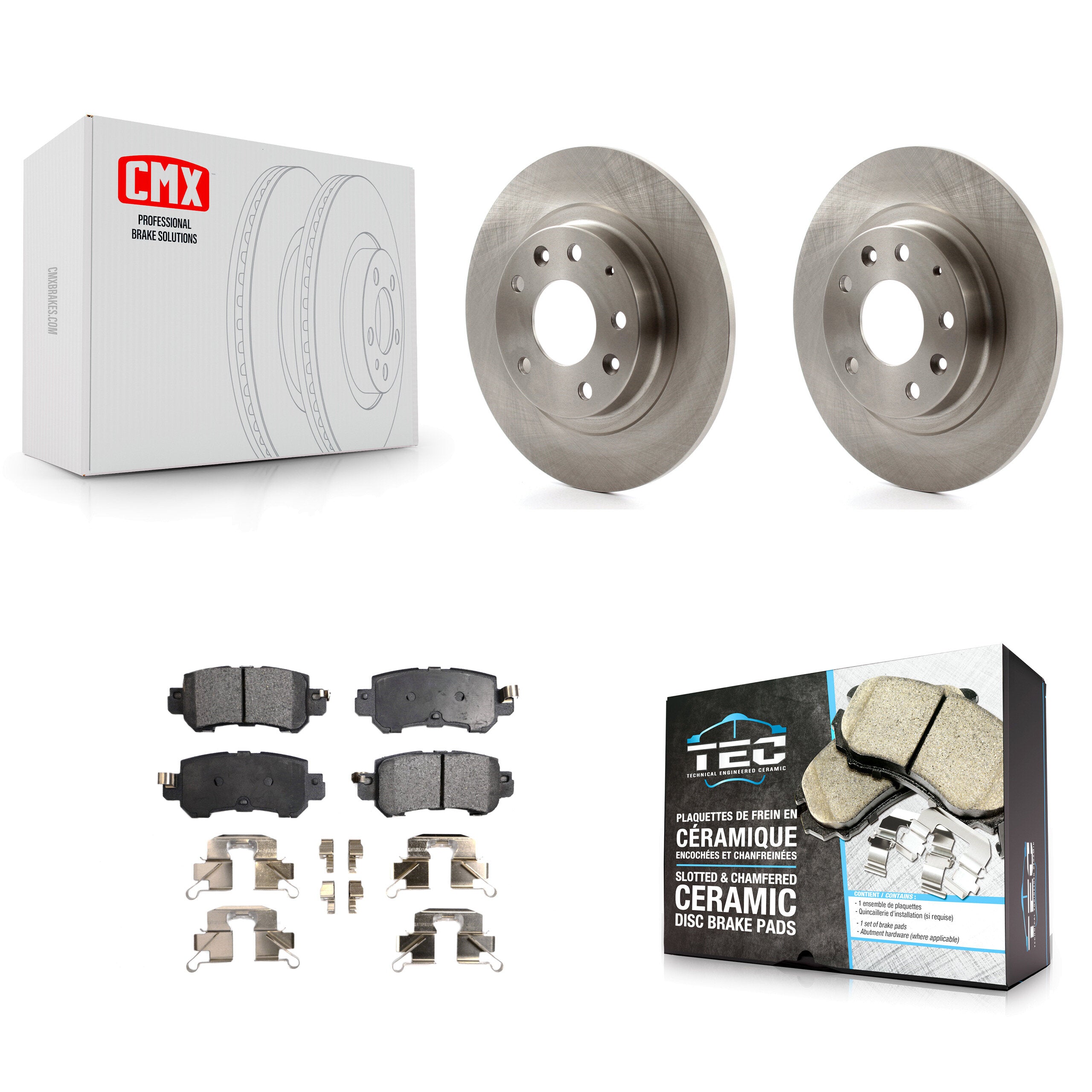 Transit Auto K8T-102100 Disc Brake Kit for 2016-2018 Mazda CX-3 - Rear product image