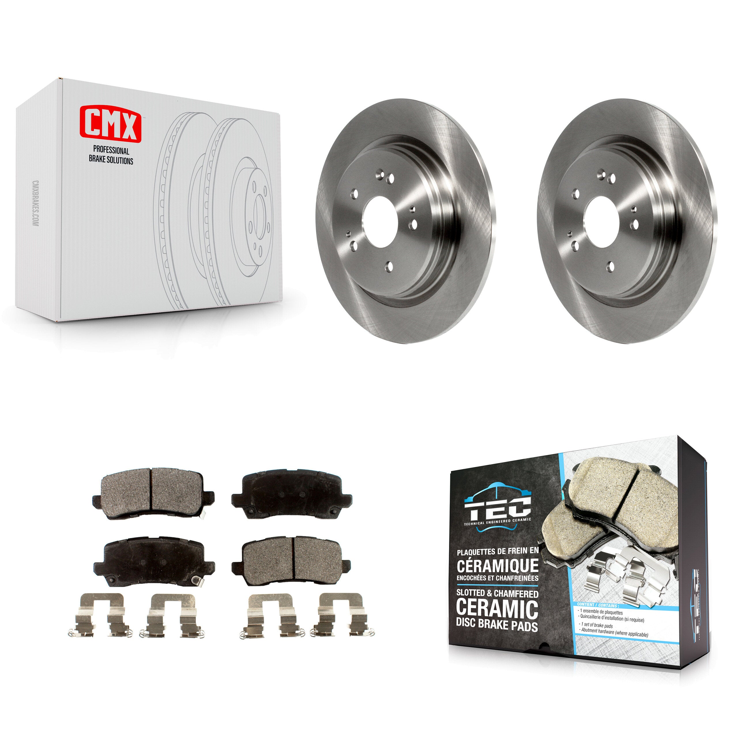 Transit Auto K8T-102110 Disc Brake Kit for 2015-2020 Acura TLX - Rear product image