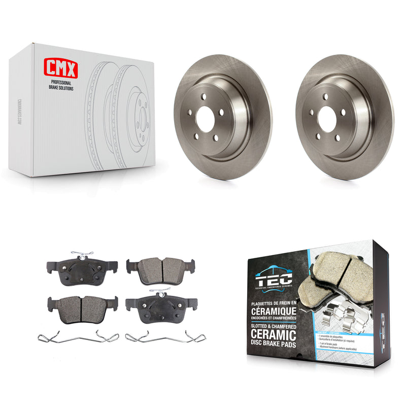 Transit Auto K8T-102113 Disc Brake Kit for 2015-2023 Ford Edge, Ford SSV Plug-In Hybrid, Lincoln Nautilus & more - Rear product image