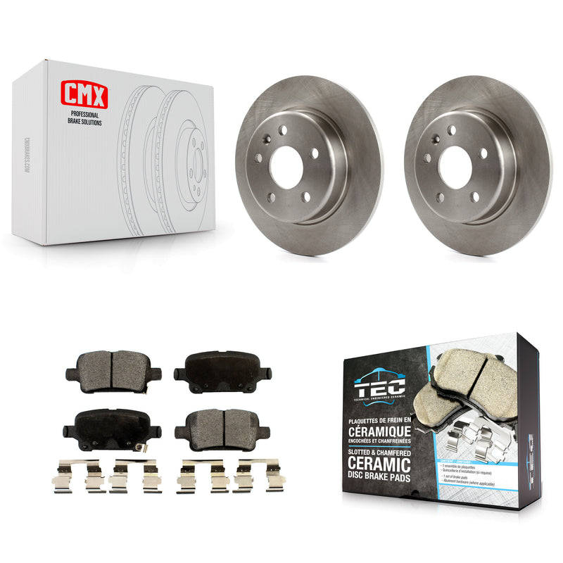 Transit Auto K8T-102117 Disc Brake Kit for 2016-2023 Chevrolet Bolt EUV, Chevrolet Bolt EV, Chevrolet Cruze & more - Rear product image