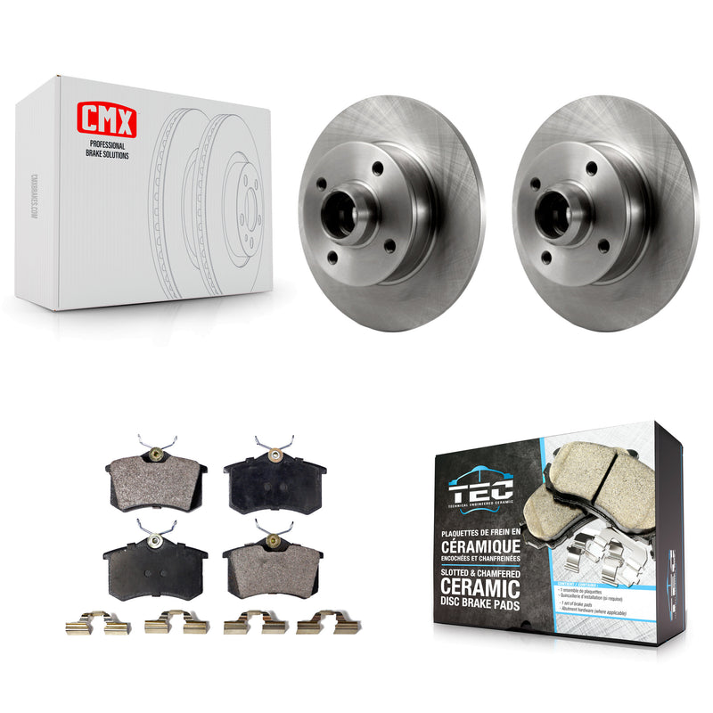 Transit Auto K8T-102121 Disc Brake Kit for 1999-2002 Volkswagen Cabrio - Rear product image