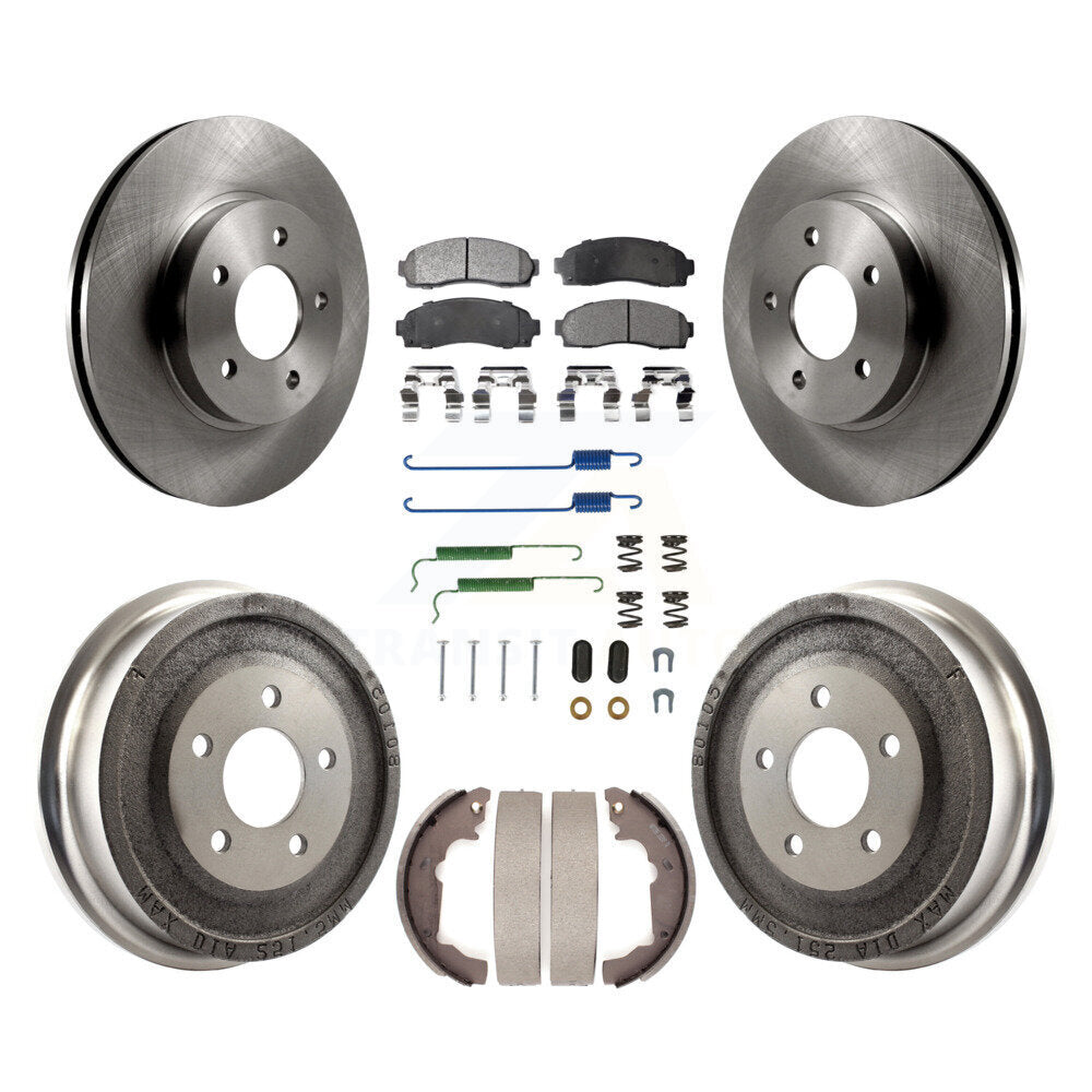 Transit Auto K8T-102360 Disc Brake Kit for 2002-2007 Pontiac Torrent, Chevrolet Equinox, Saturn Vue - Front and Rear product image