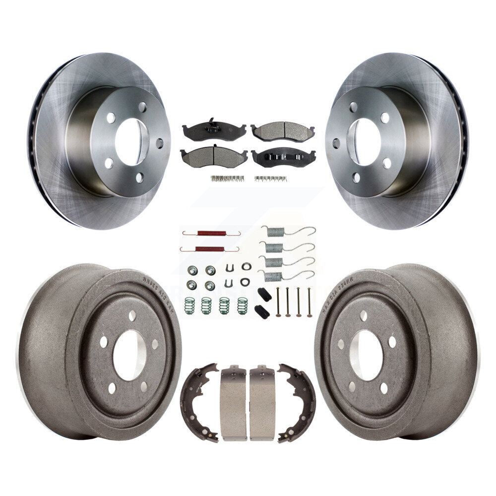 Transit Auto K8T-102399 Disc Brake Kit for 1990-1998 Jeep Wrangler, Jeep Cherokee - Front and Rear product image
