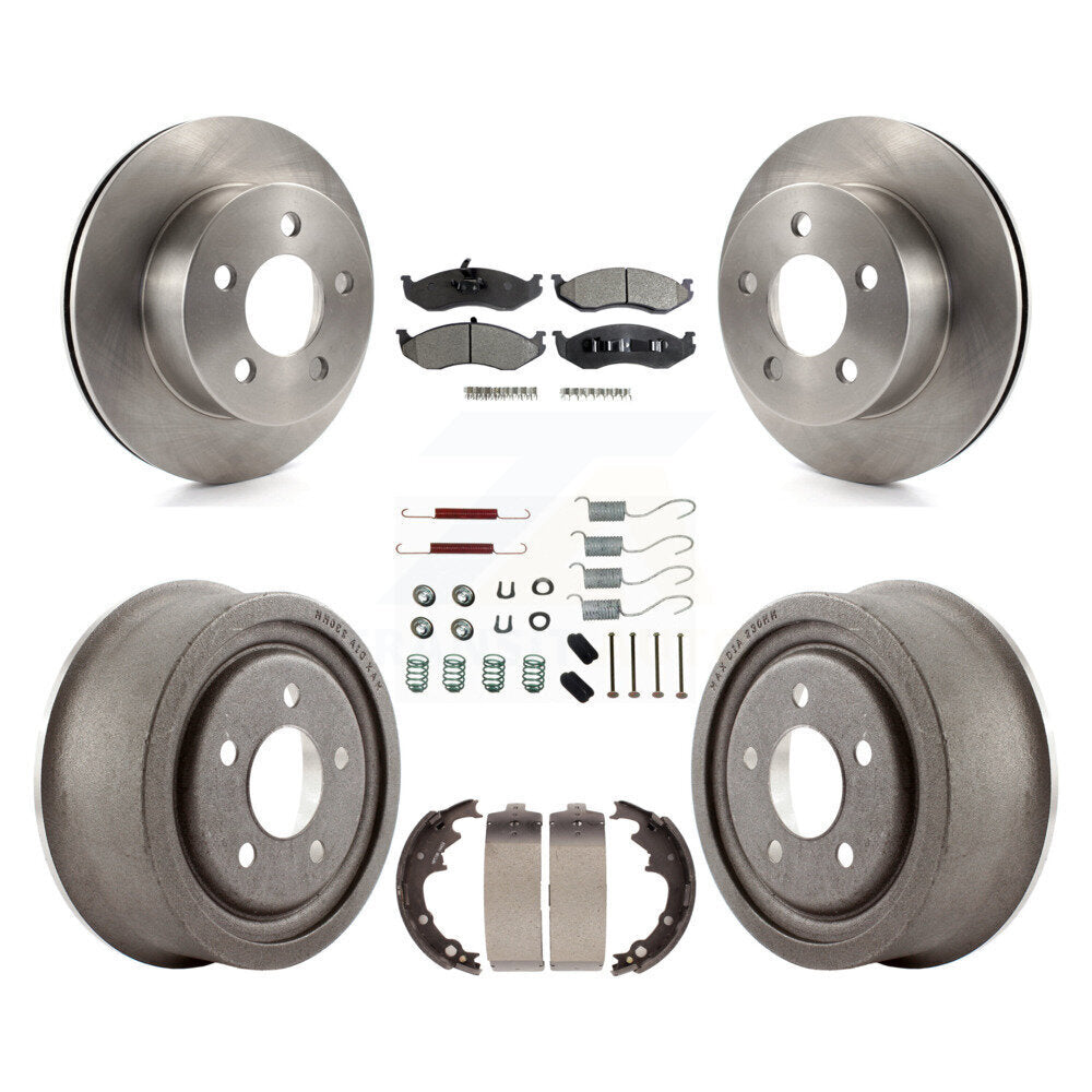 Transit Auto K8T-102410 Disc Brake Kit for 2000 Jeep Wrangler - Front and Rear product image