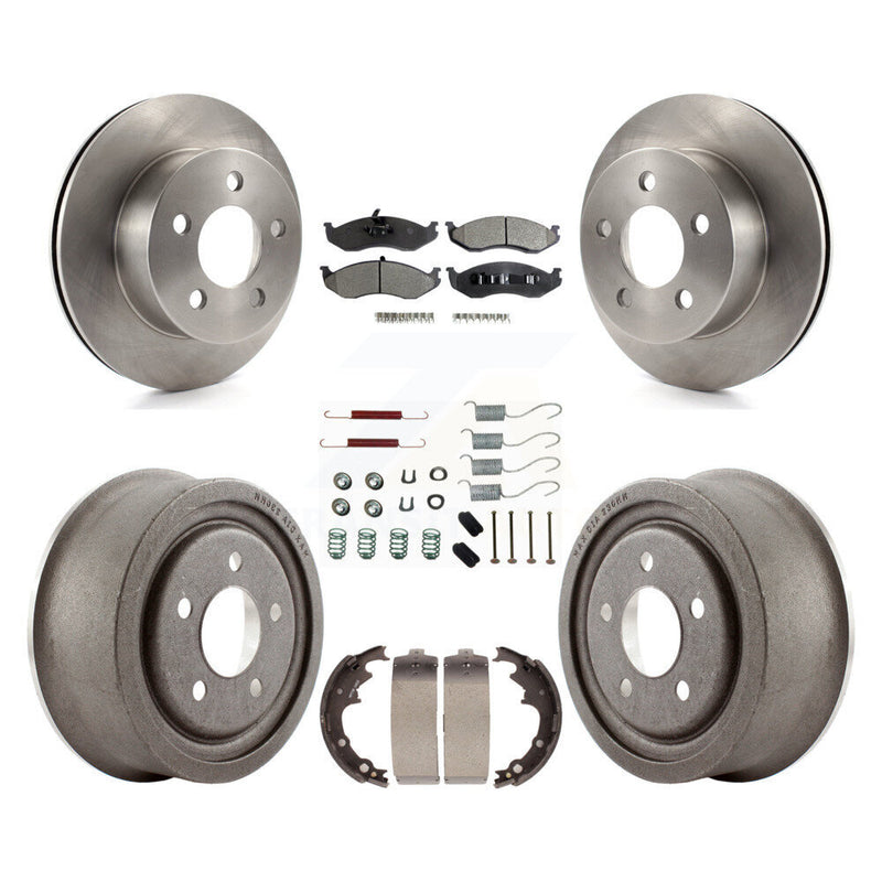 Transit Auto K8T-102410 Disc Brake Kit for 2000 Jeep Wrangler - Front and Rear product image