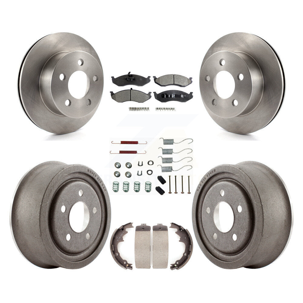 Transit Auto K8T-102411 Disc Brake Kit for 2000-2006 Jeep Wrangler, Jeep TJ - Front and Rear product image