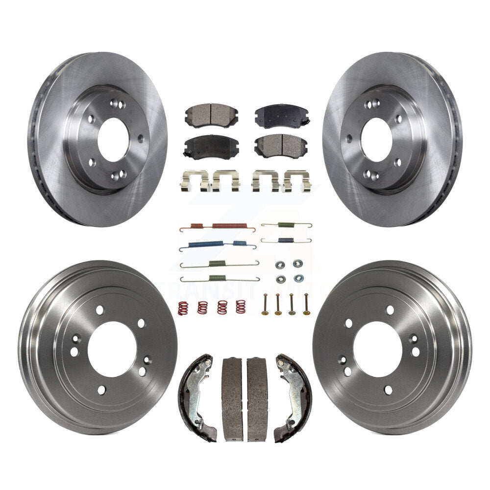 Transit Auto K8T-102503 Disc Brake Kit for 2008-2010 Hyundai Elantra - Front and Rear product image