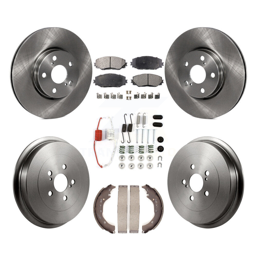 Transit Auto K8T-102506 Disc Brake Kit for 2009-2019 Toyota Corolla - Front and Rear product image