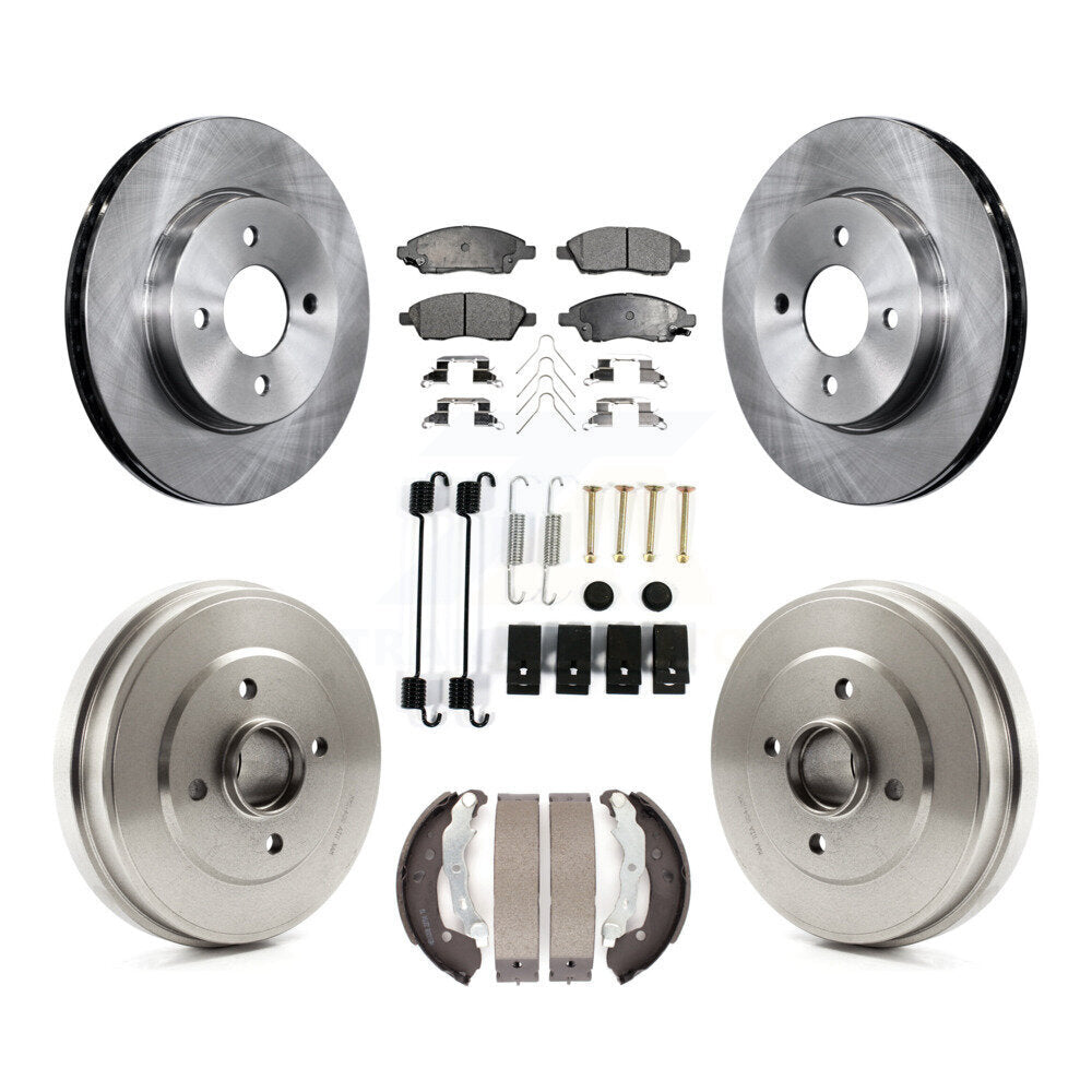 Transit Auto K8T-102513 Disc Brake Kit for 2012-2019 Nissan Micra, Nissan Versa, Nissan Versa Note - Front and Rear product image