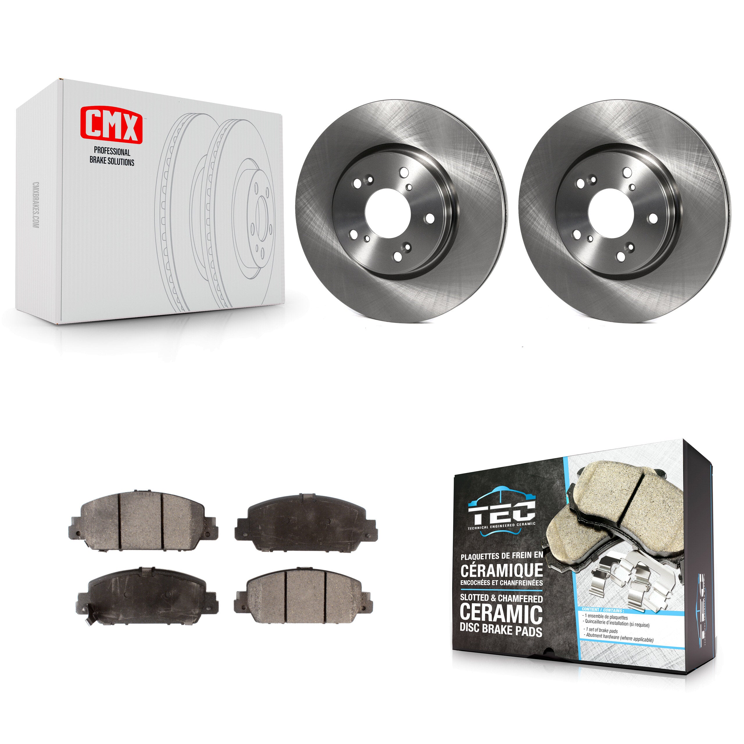 Transit Auto K8T-102520 Disc Brake Kit for 2013-2022 Honda HR-V, Honda Accord - Front product image