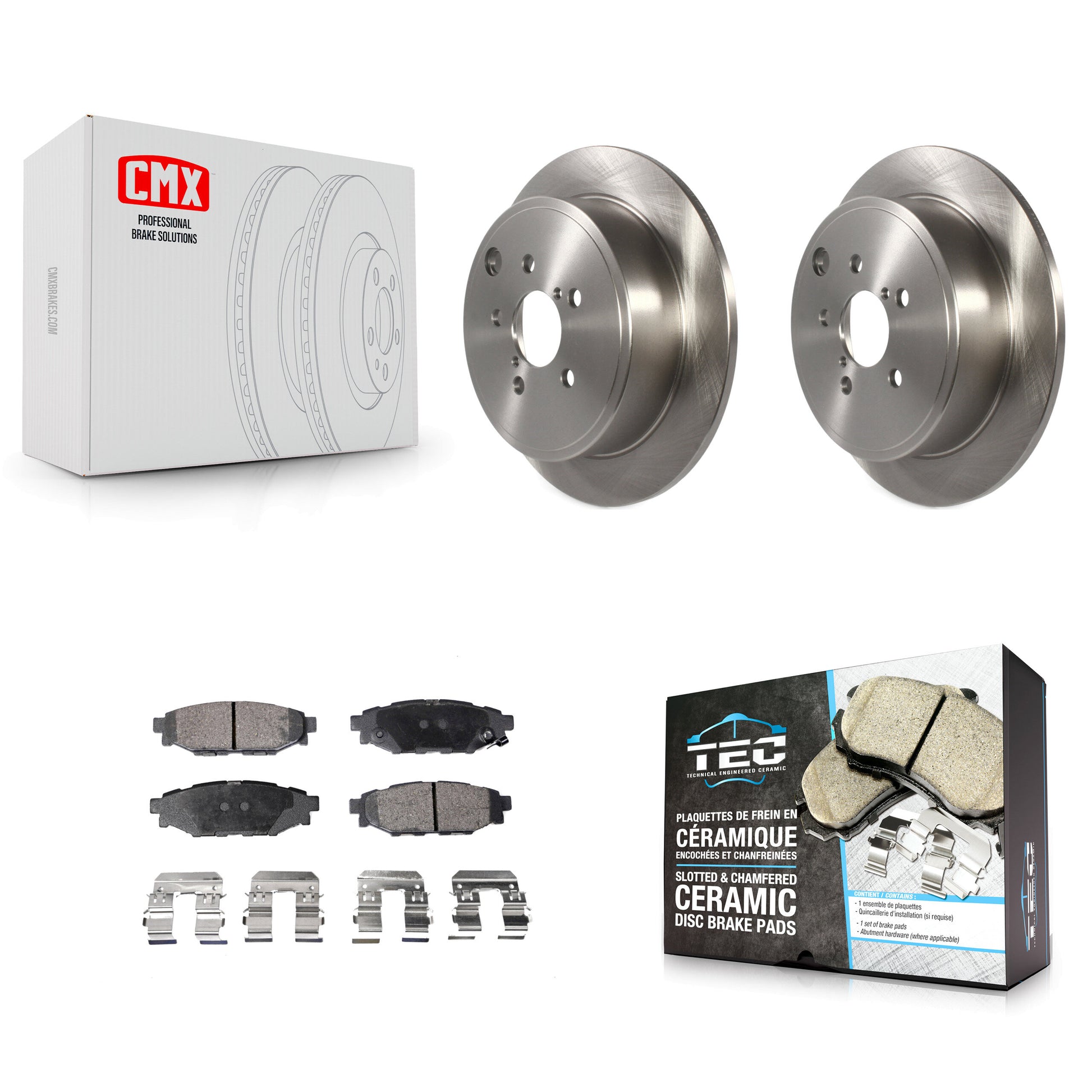 Transit Auto K8T-102529 Disc Brake Kit for 2015-2019 Subaru WRX - Rear product image
