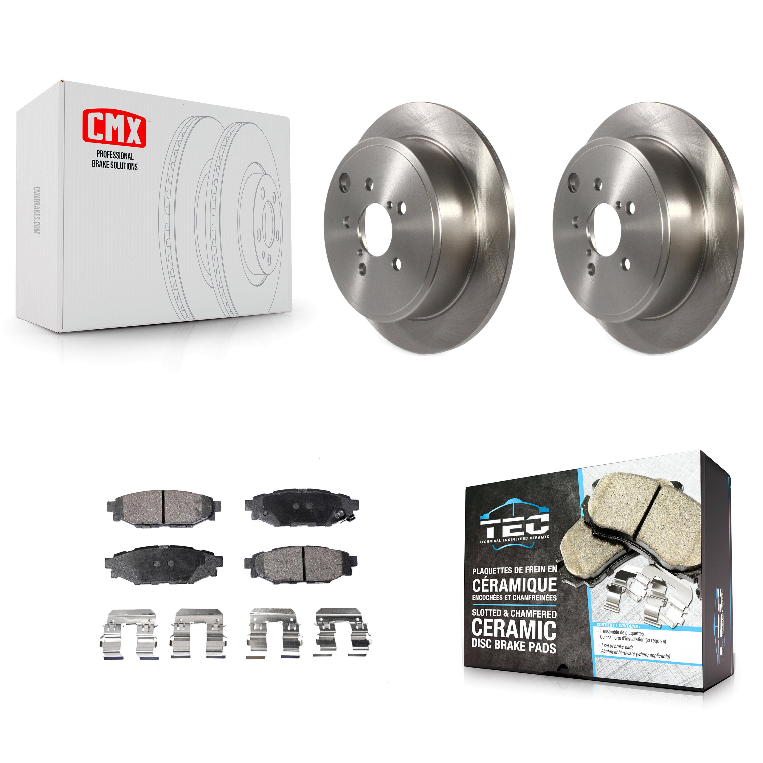 Transit Auto K8T-102529 Disc Brake Kit for 2015-2019 Subaru WRX - Rear product image