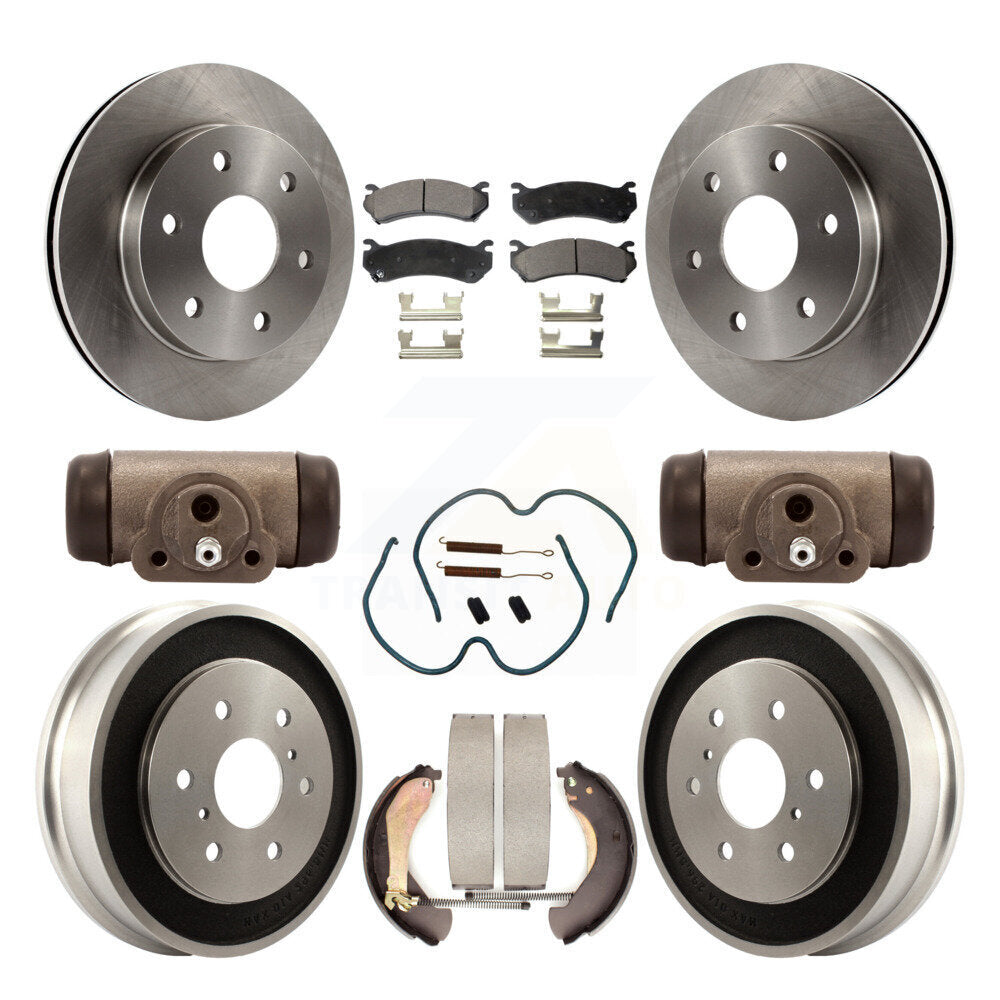Transit Auto K8T-102635 Disc Brake Kit for 2005-2007 Chevrolet Silverado 1500 Classic, Chevrolet Silverado 1500, GMC Sierra 1500 - Front and Rear product image
