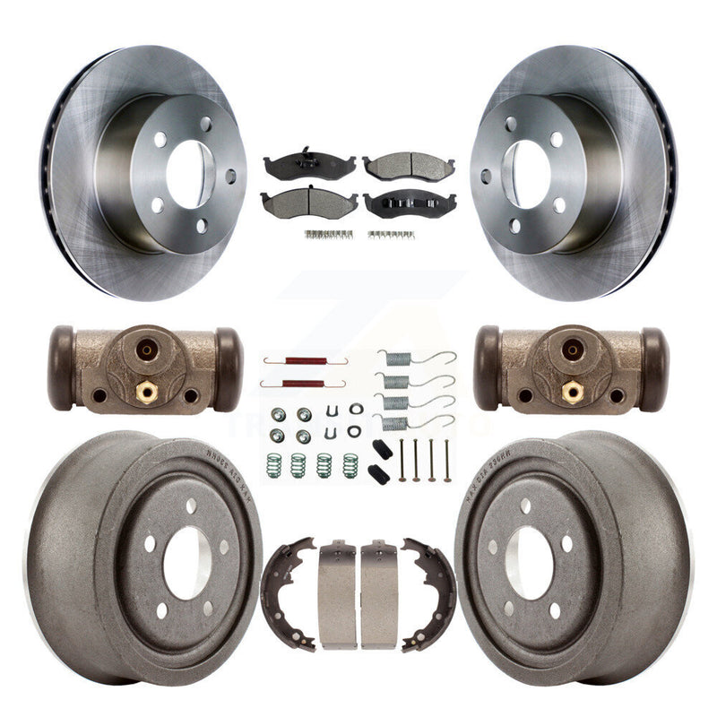 Transit Auto K8T-102671 Disc Brake Kit for 1991-1998 Jeep Wrangler, Jeep Cherokee - Front and Rear product image