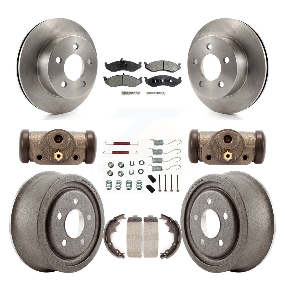 Transit Auto K8T-102676 Disc Brake Kit for 2001-2006 Jeep Wrangler, Jeep TJ - Front and Rear product image