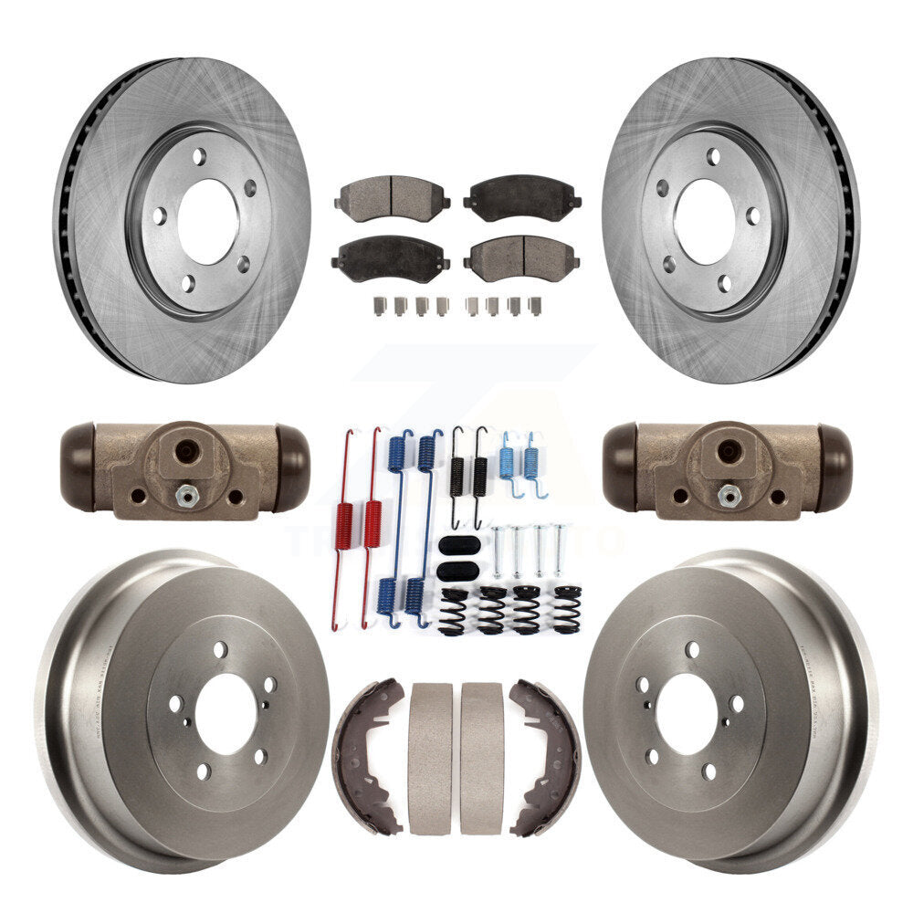 Transit Auto K8T-102686 Disc Brake Kit for 2003-2006 Dodge Grand Caravan, Chrysler Voyager - Front and Rear product image