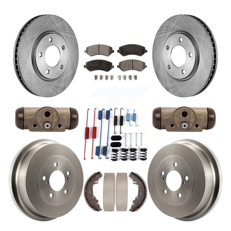 Transit Auto K8T-102686 Disc Brake Kit for 2003-2006 Dodge Grand Caravan, Chrysler Voyager - Front and Rear product image