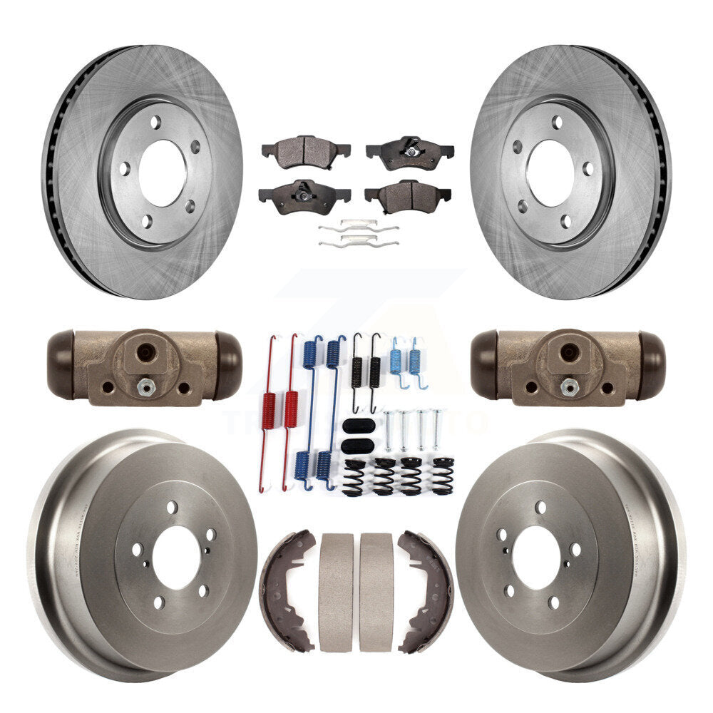 Transit Auto K8T-102687 Disc Brake Kit for 2001-2007 Chrysler Town & Country, Dodge Caravan, Dodge Grand Caravan - Front and Rear product image