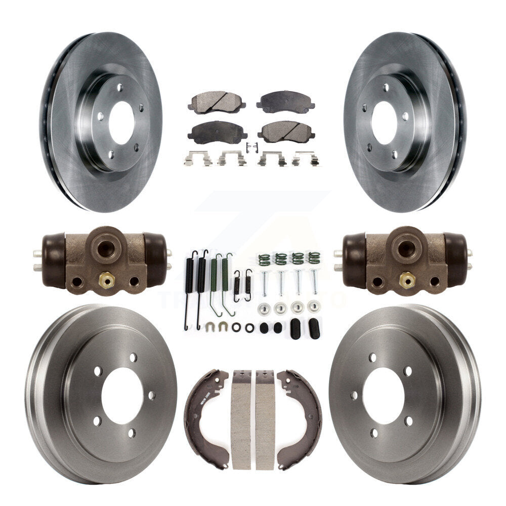 Transit Auto K8T-102692 Disc Brake Kit for 2007-2017 Dodge Caliber, Dodge Avenger, Jeep Compass & more - Front and Rear product image