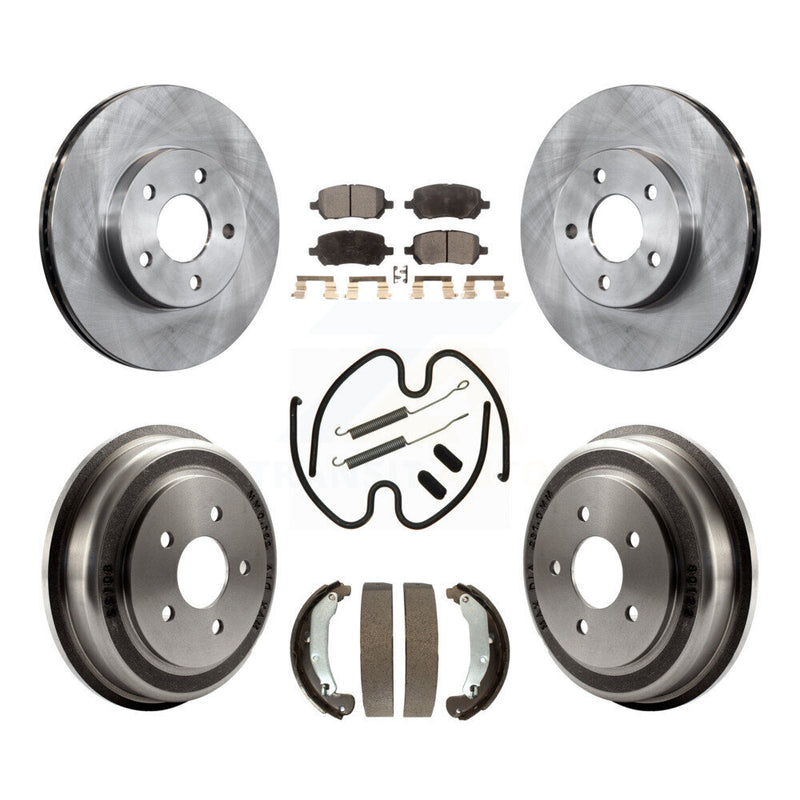 Transit Auto K8T-102753 Disc Brake Kit for 2007-2008 Chevrolet Cobalt, Pontiac G5 - Front and Rear product image