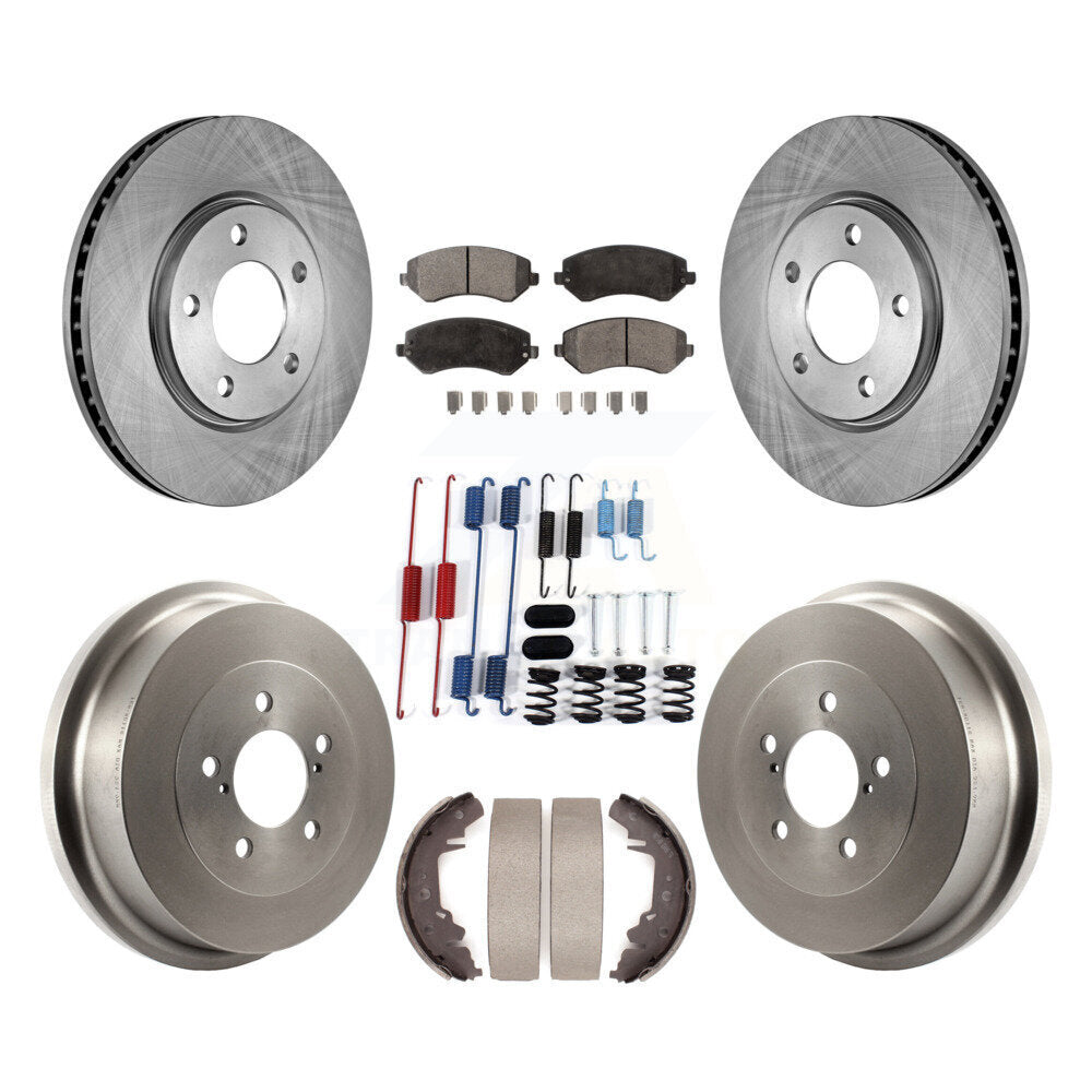 Transit Auto K8T-102786 Disc Brake Kit for 2003-2006 Dodge Grand Caravan, Chrysler Voyager - Front and Rear product image