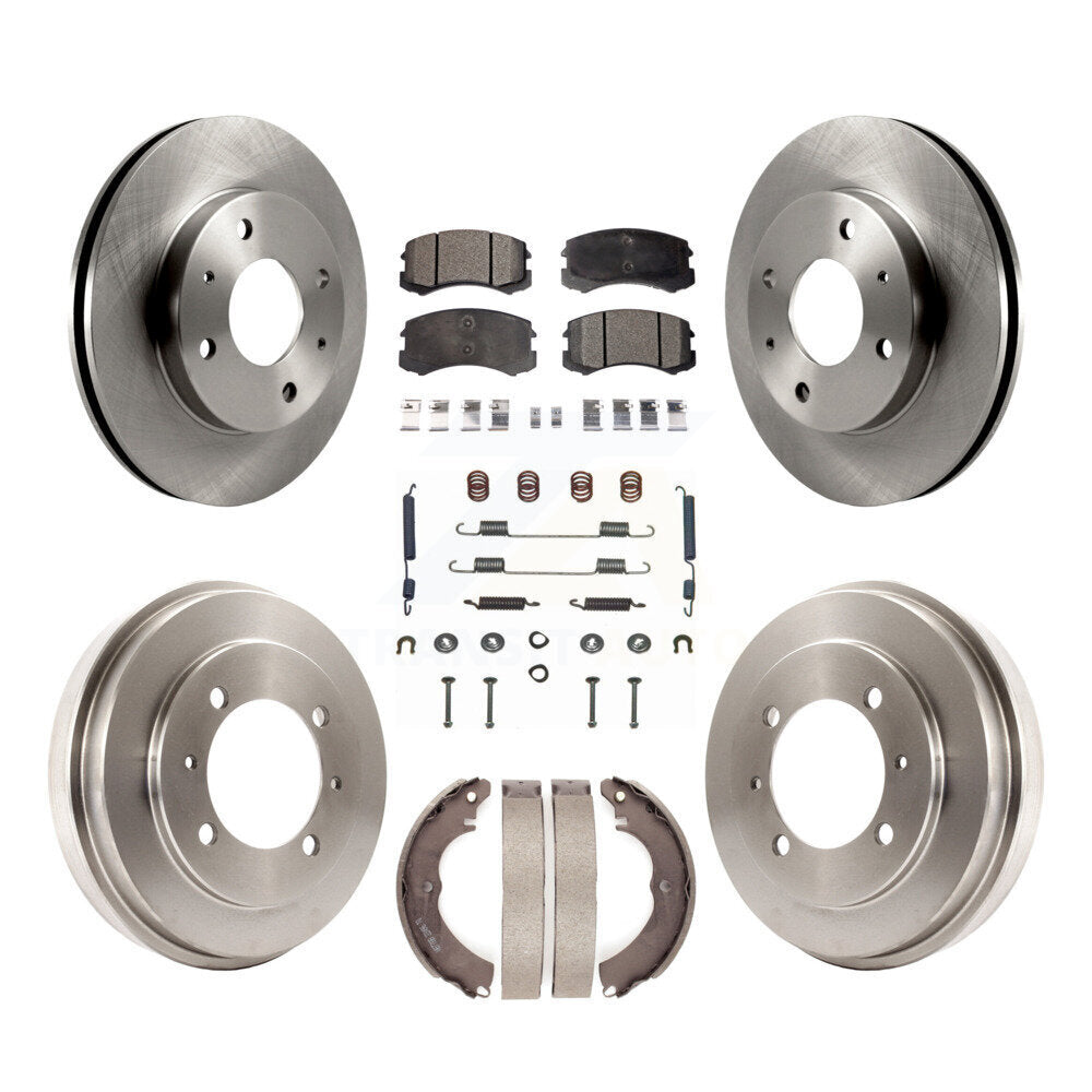 Transit Auto K8T-102810 Disc Brake Kit for 2002-2007 Mitsubishi Lancer - Front and Rear product image