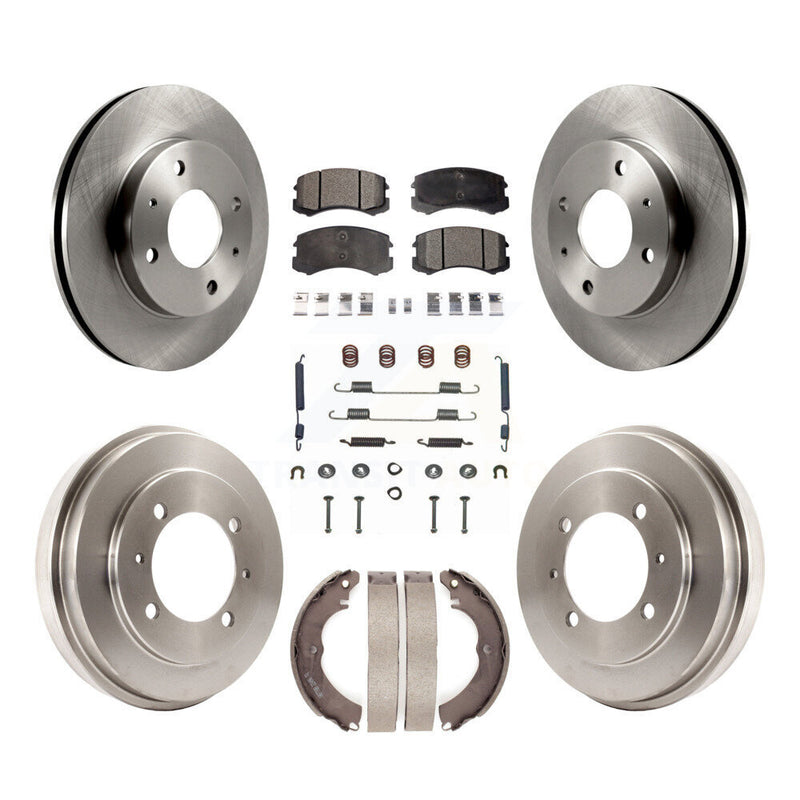 Transit Auto K8T-102810 Disc Brake Kit for 2002-2007 Mitsubishi Lancer - Front and Rear product image