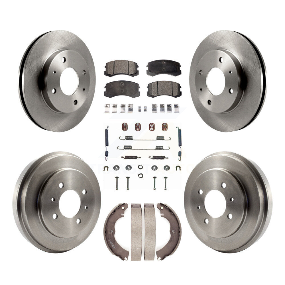 Transit Auto K8T-102812 Disc Brake Kit for 2002-2006 Mitsubishi Lancer - Front and Rear product image