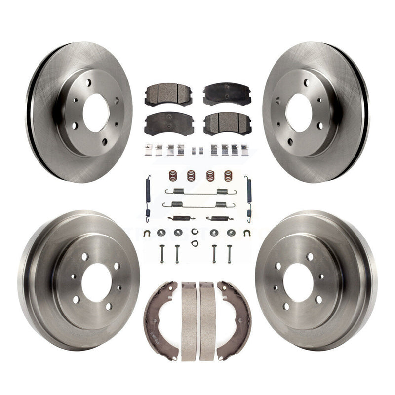 Transit Auto K8T-102812 Disc Brake Kit for 2002-2006 Mitsubishi Lancer - Front and Rear product image
