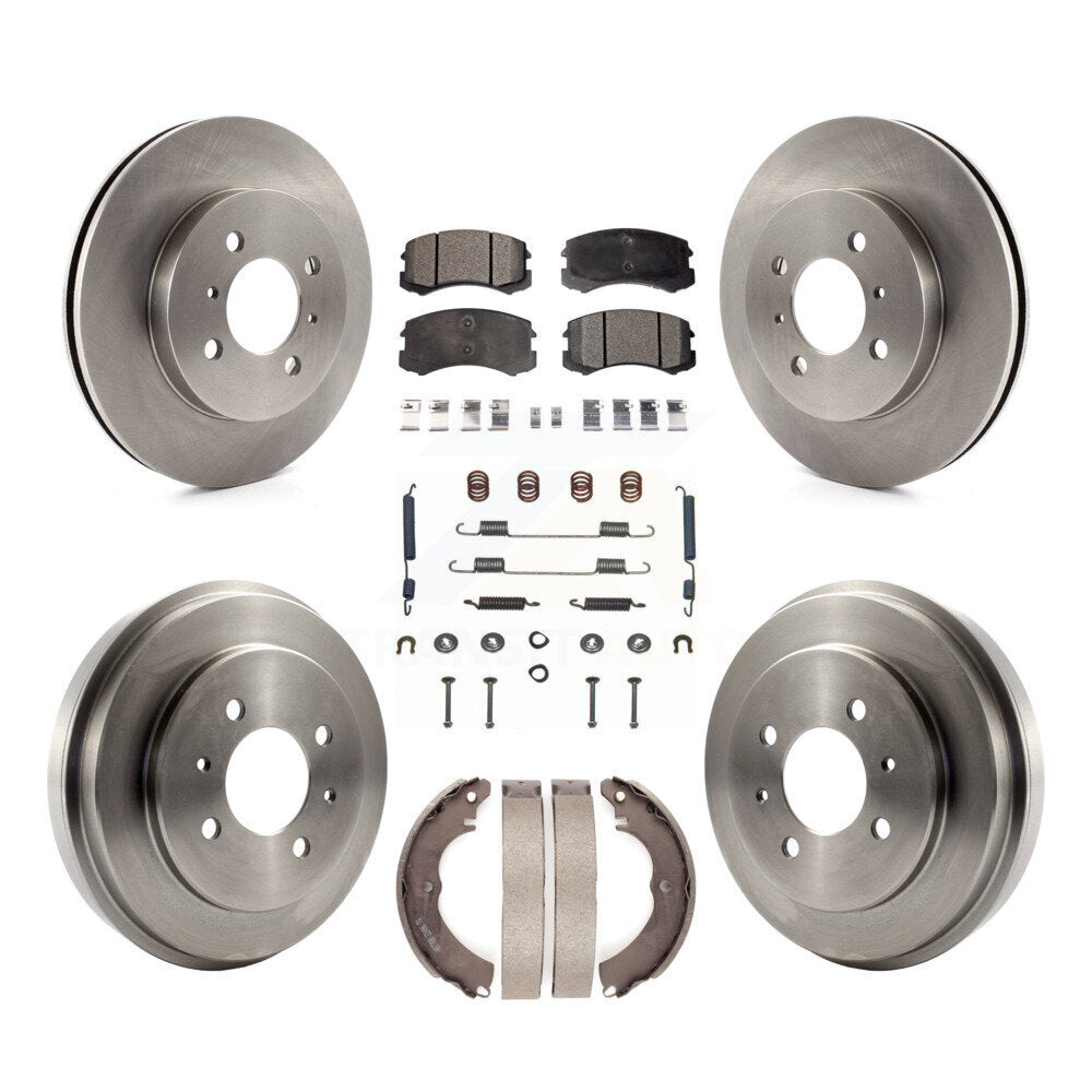 Transit Auto K8T-102818 Disc Brake Kit for 2002-2007 Mitsubishi Lancer - Front and Rear product image