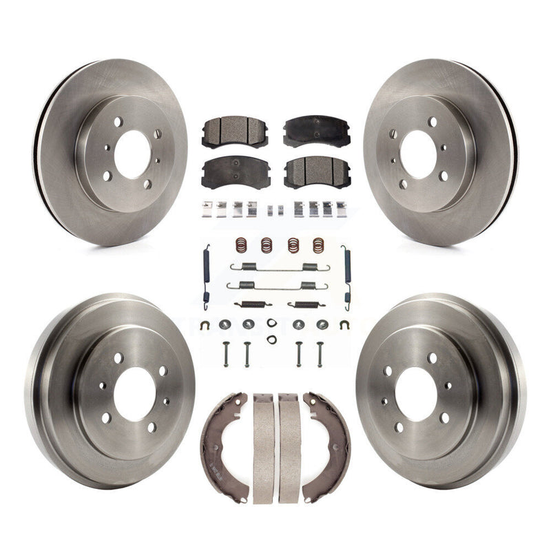 Transit Auto K8T-102818 Disc Brake Kit for 2002-2007 Mitsubishi Lancer - Front and Rear product image