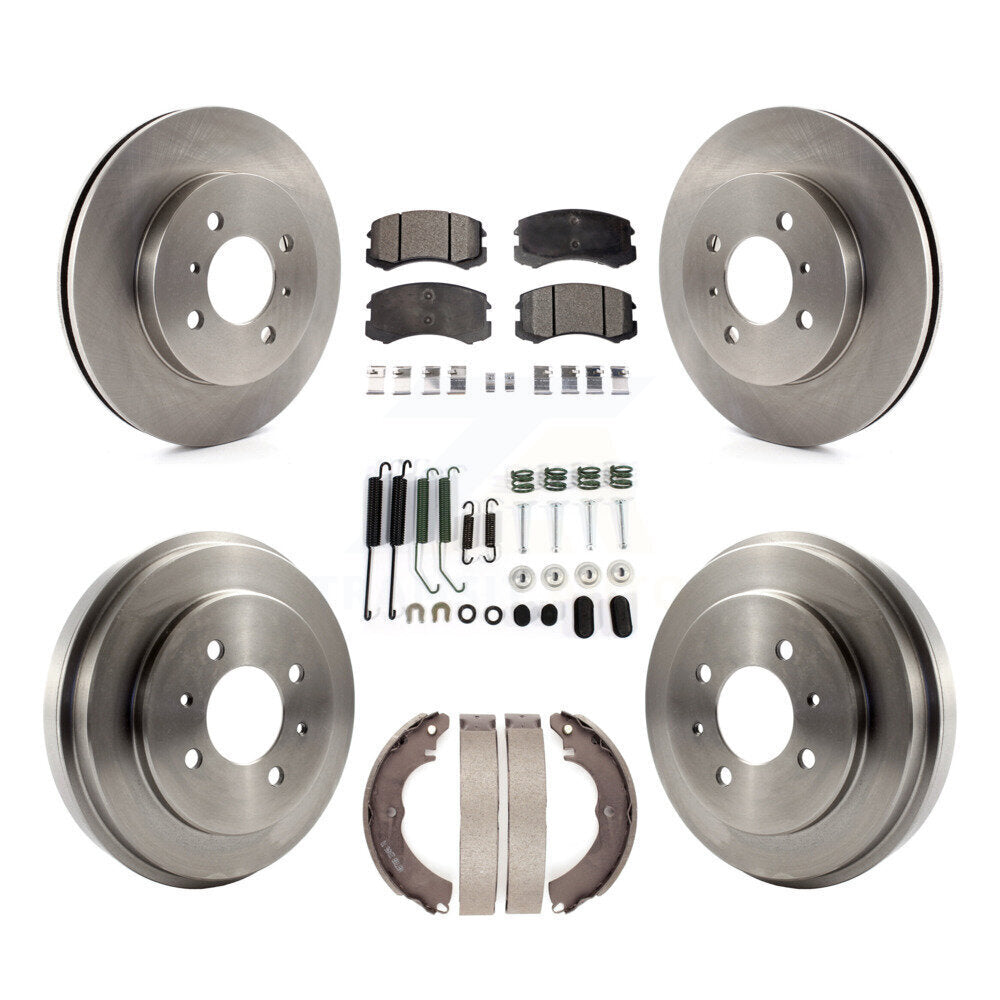 Transit Auto K8T-102819 Disc Brake Kit for 2007 Mitsubishi Lancer - Front and Rear product image