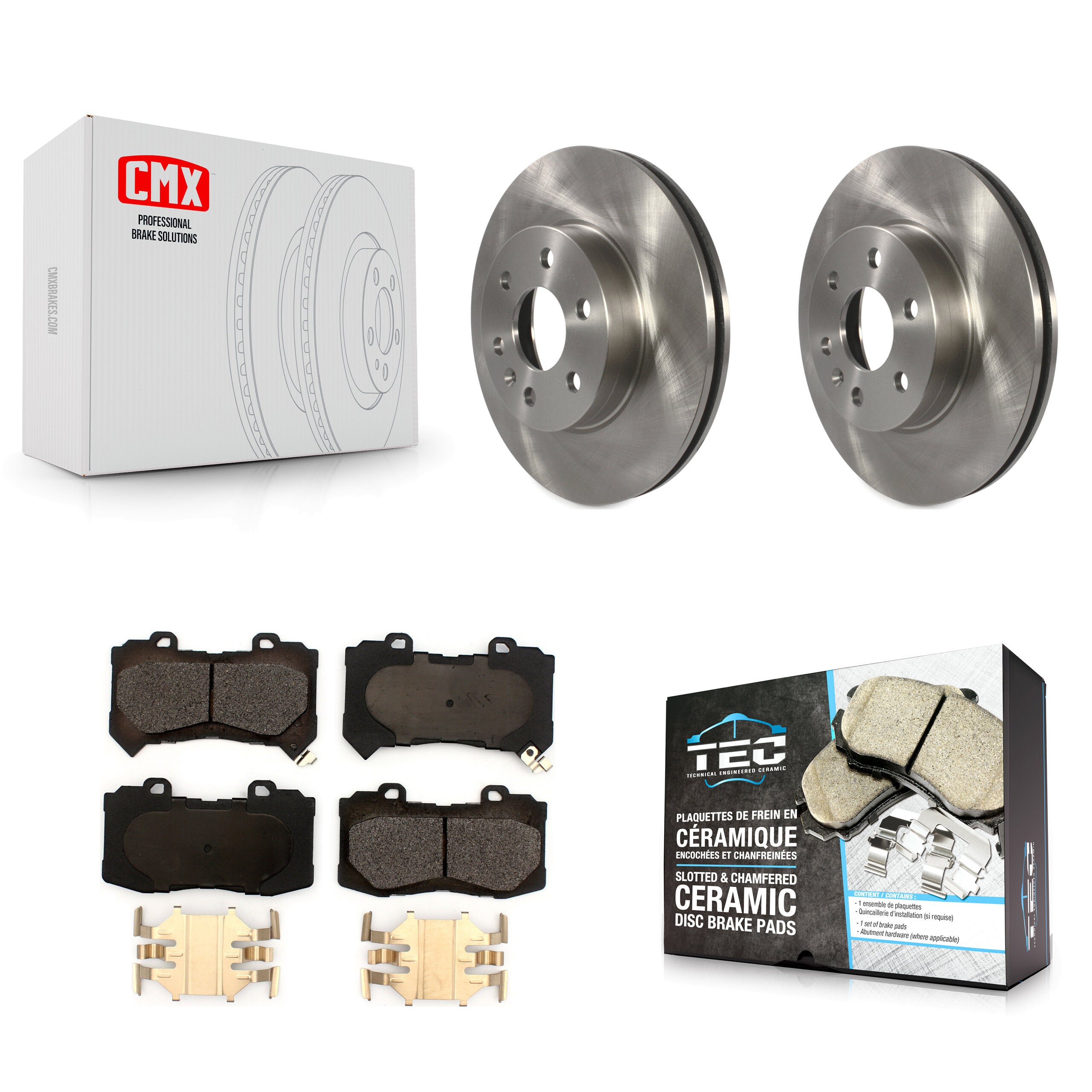 Transit Auto K8T-102844 Disc Brake Kit for 2015-2020 Chevrolet Colorado, GMC Canyon - Front product image