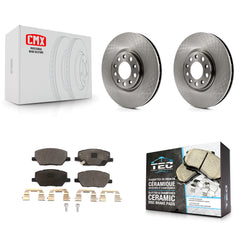 Transit Auto K8T-102847 Disc Brake Kit for 2015-2022 Jeep Compass, Fiat 500X, Jeep Renegade - Front product image