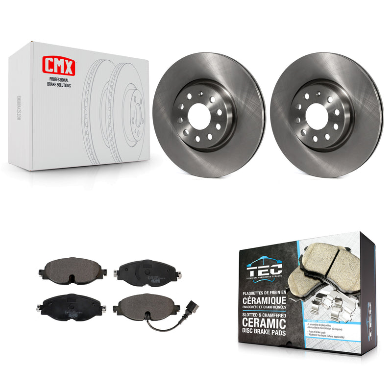 Transit Auto K8T-102851 Disc Brake Kit for 2015-2023 Volkswagen Taos, Volkswagen Passat, Audi TT Quattro & more - Front product image