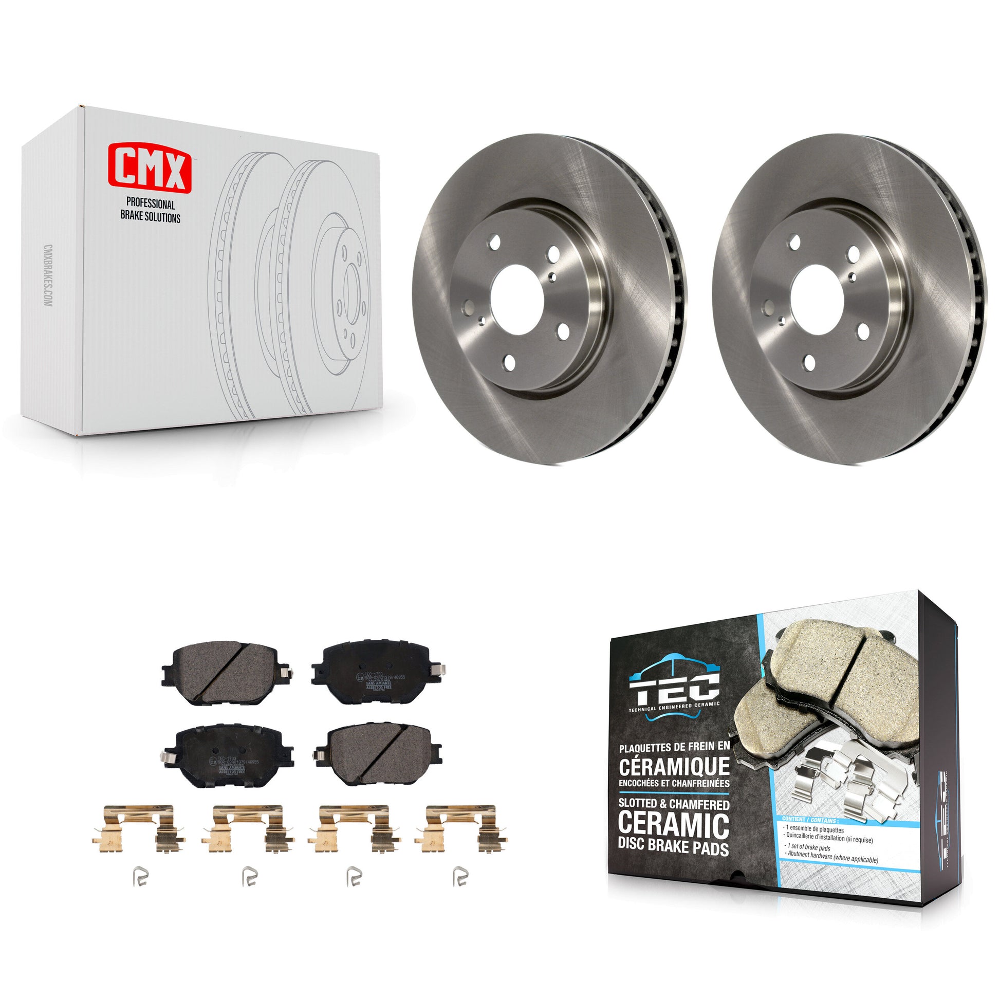 Transit Auto K8T-102853 Disc Brake Kit for 2014-2015 Lexus IS250 - Front product image
