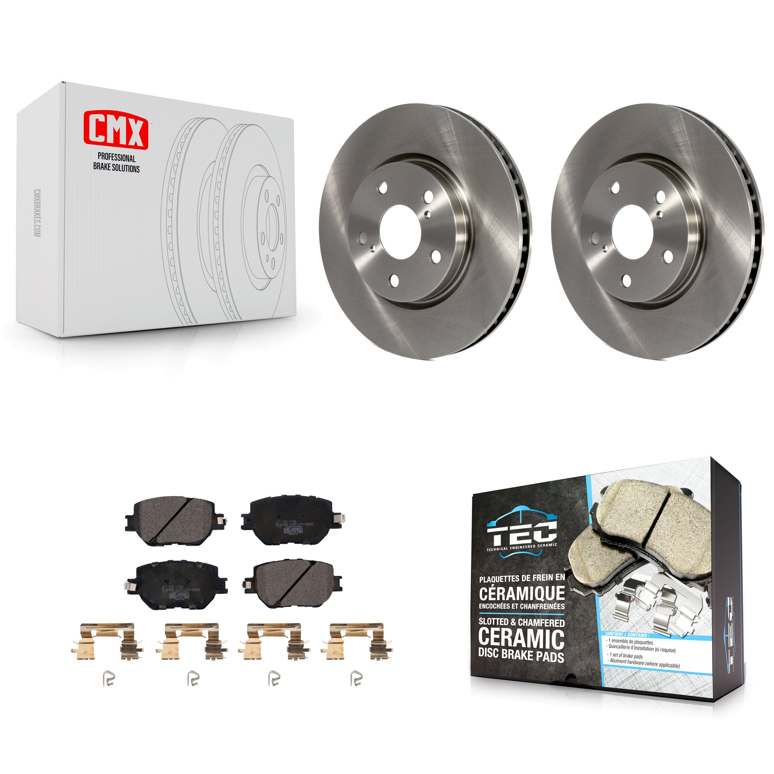 Transit Auto K8T-102853 Disc Brake Kit for 2014-2015 Lexus IS250 - Front product image