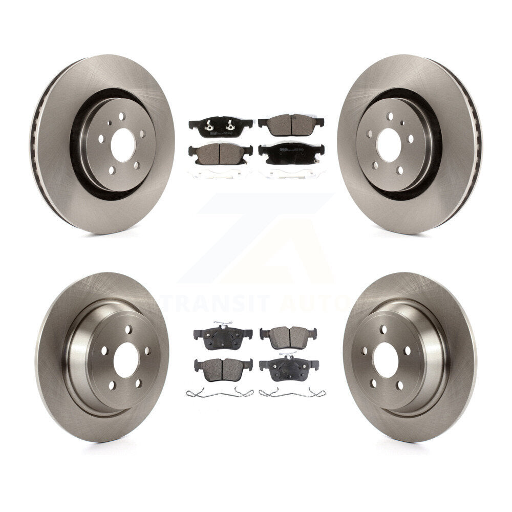 Transit Auto K8T-102858 Disc Brake Kit for 2017-2020 Lincoln Continental, Ford Fusion, Lincoln MKZ - Front and Rear product image