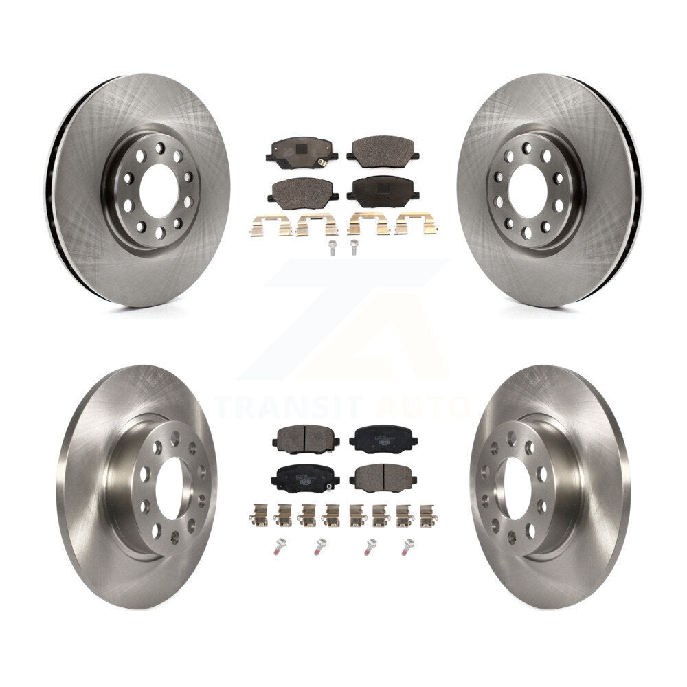 Transit Auto K8T-102859 Disc Brake Kit for 2015-2022 Fiat 500X, Jeep Renegade - Front and Rear product image